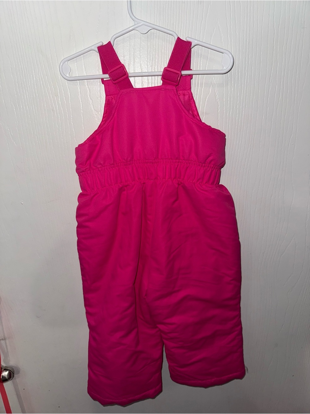 Healthtex Toddler Girls Pink Insulated Snow Bib Overalls Size 2T - Picture 2 of 7